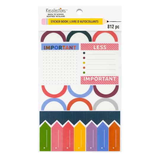 Back to School Bright Reminder Sticker Book by Recollections™